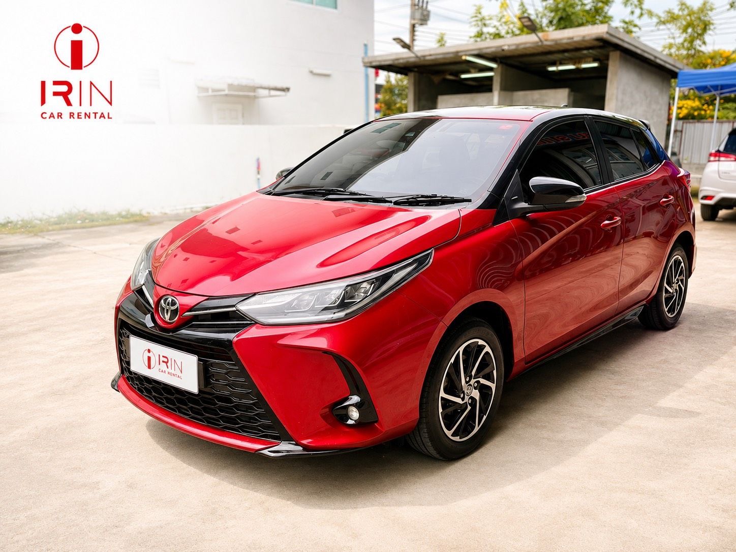 TOYOTA YARIS rental car — Irin Car Rent Lopburi