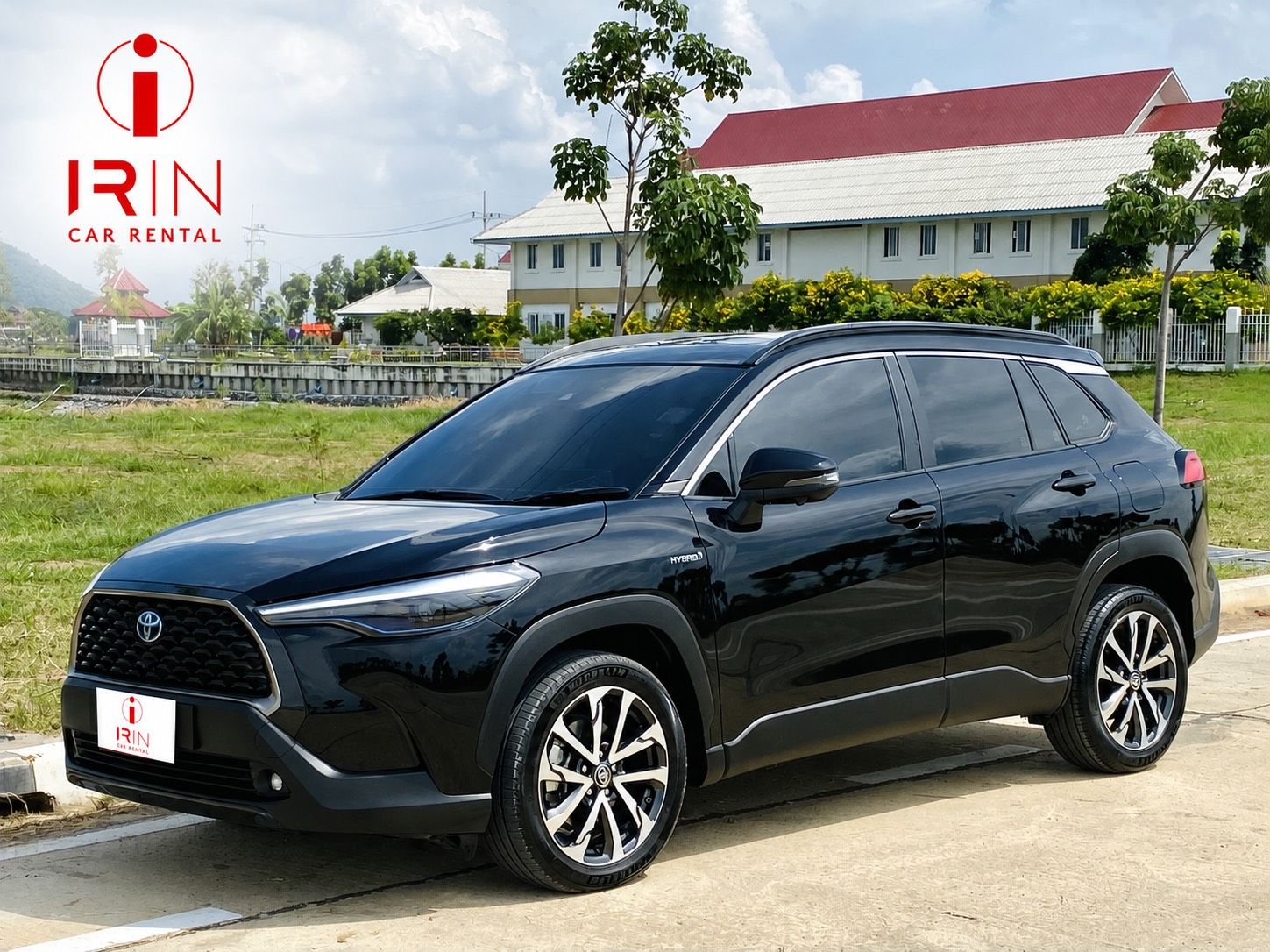 TOYOTA corolla cross hybrid rental car — Irin Car Rent Lopburi