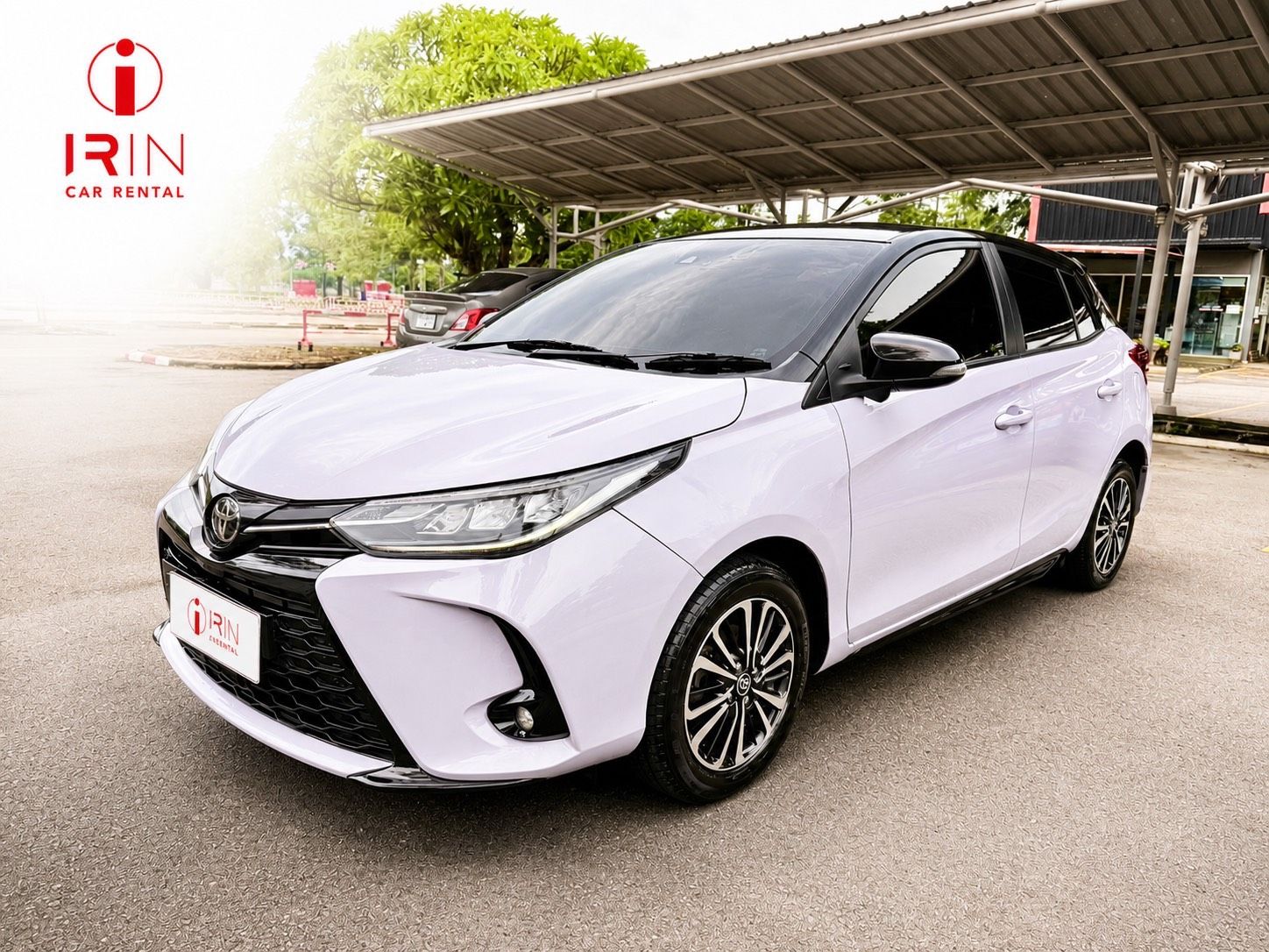 TOYOTA YARIS rental car — Irin Car Rent Lopburi