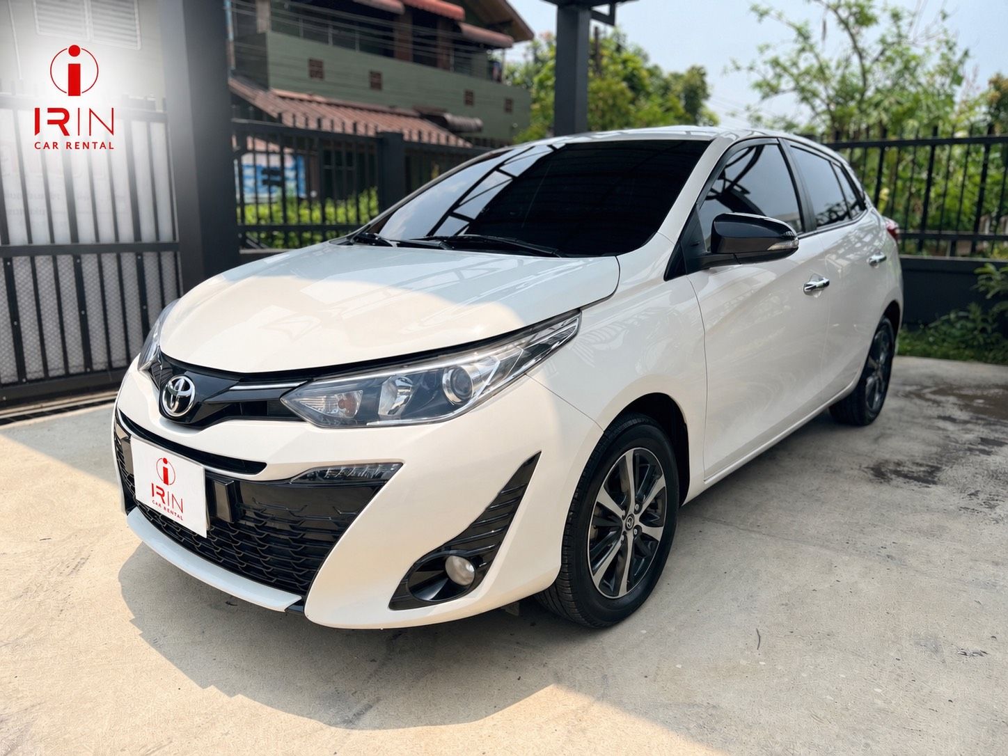 TOYOTA Yaris Hatchback 5 ประตู rental car — Irin Car Rent Lopburi